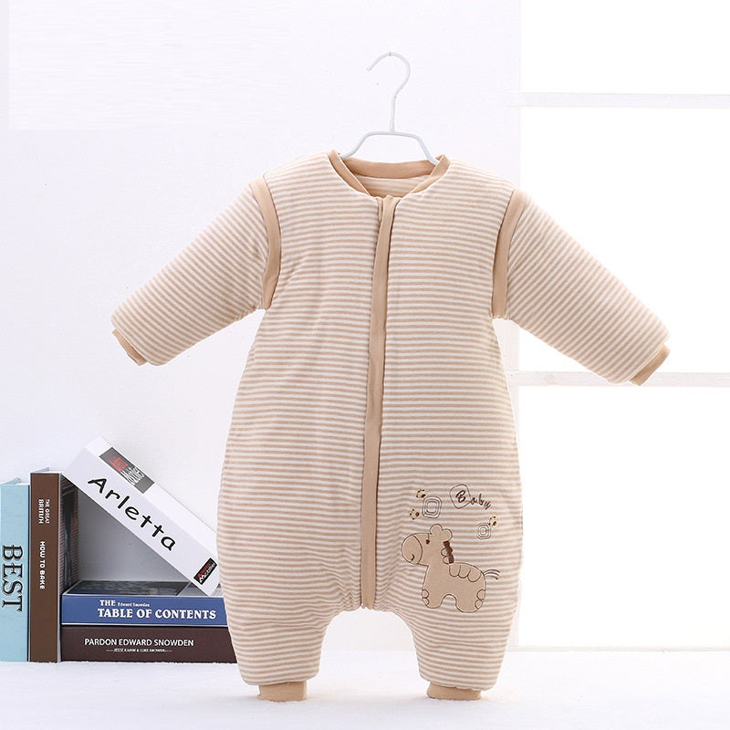 Cartoon Cotton Baby Kickproof Sleeping Bag: The Perfect Sleep Solution for Your Little One